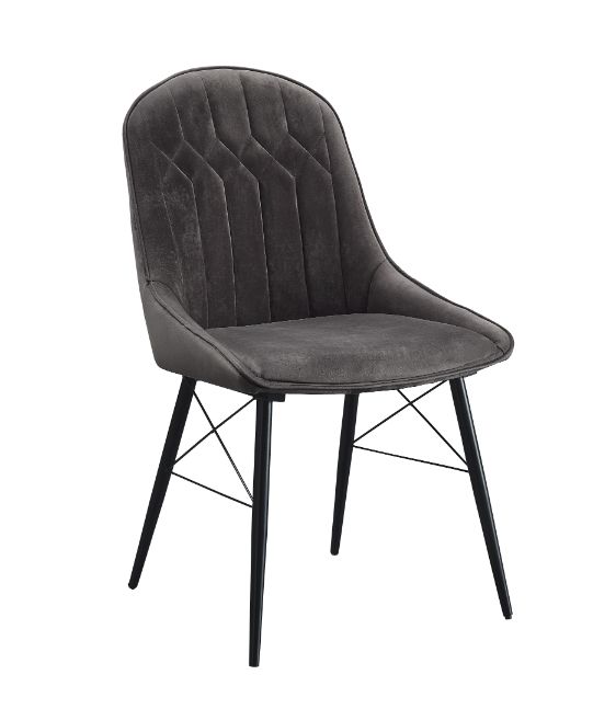 ACME Abraham Side Chair Set of 2 – front view – Lusso Furniture Miami