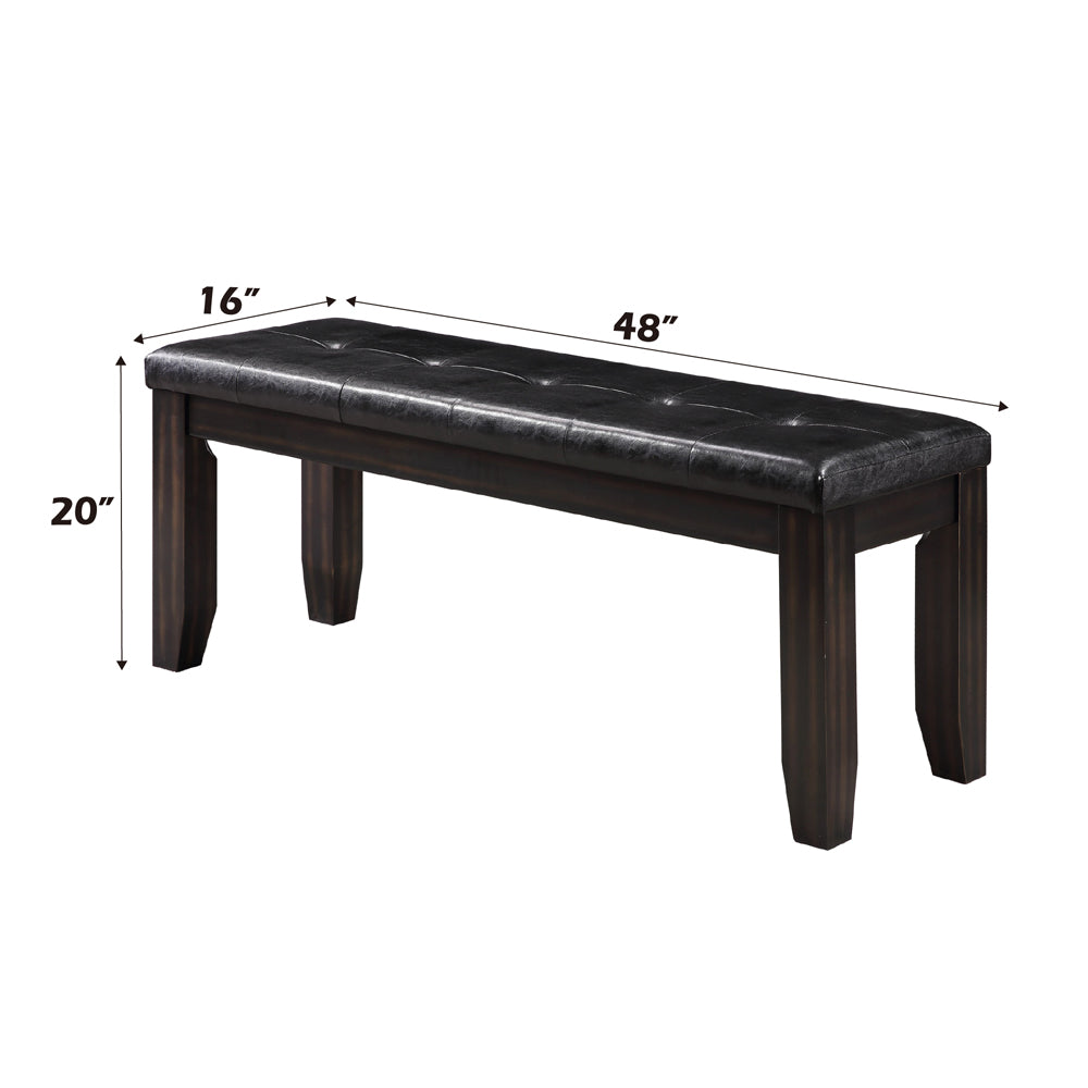 ACME Urbana Bench – close-up – Lusso Furniture Miami