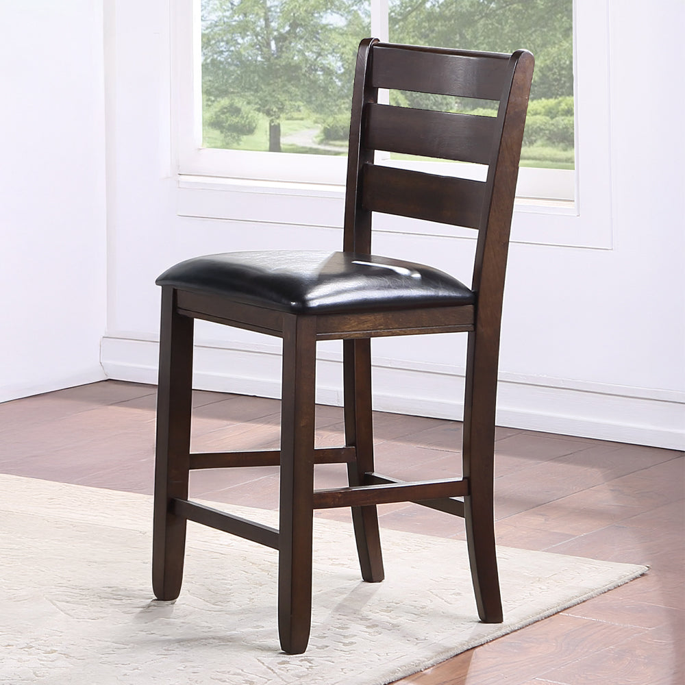 ACME Urbana Counter Height Chair Set of 2 – front view – Lusso Furniture Miami