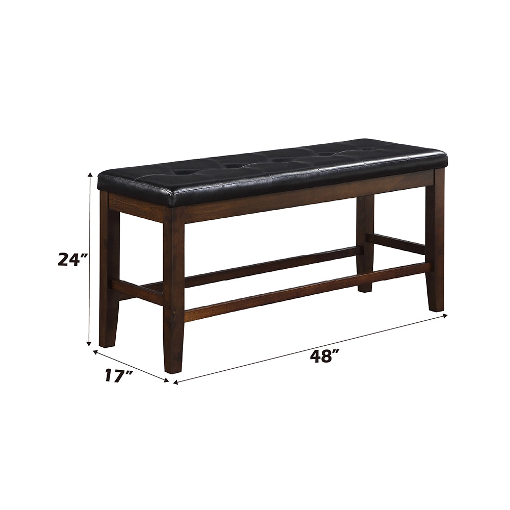 ACME Urbana Counter Height Bench – detail – Lusso Furniture Miami