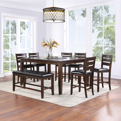 ACME Urbana Counter Height Bench – back view – Lusso Furniture Miami