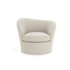 Caracole Quasi Swivel Chair – front view – Lusso Furniture Miami
