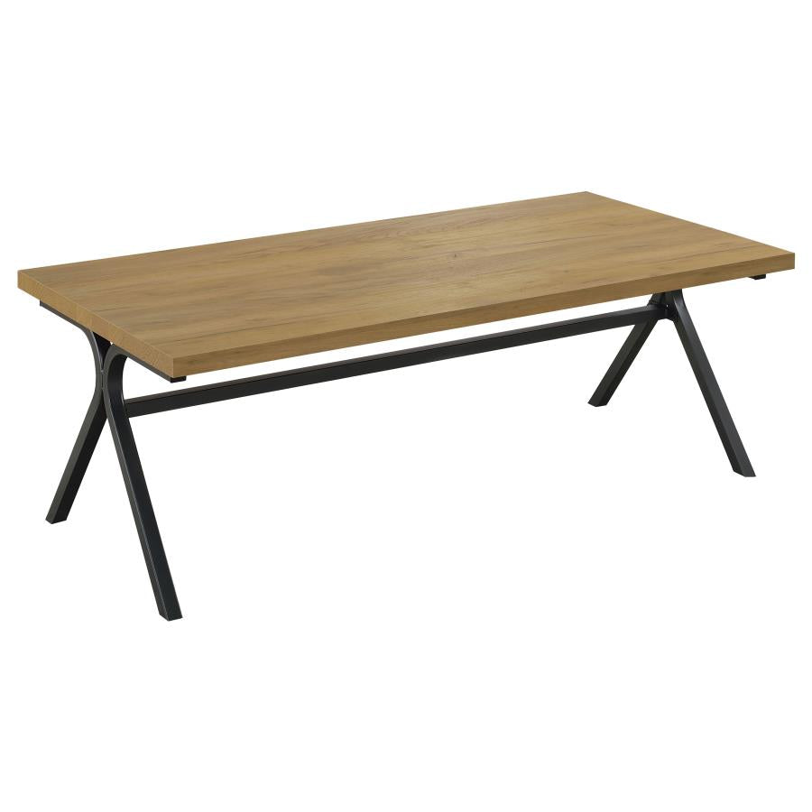 Colmar 3-piece Engineered Wood Coffee Table Set Golden Oak-3