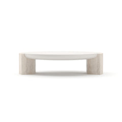 Caracole Overlap Round Cocktail Table – front view – Lusso Furniture Miami