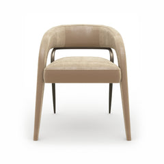 Caracole Gazelle Dining Chair – front view – Lusso Furniture Miami