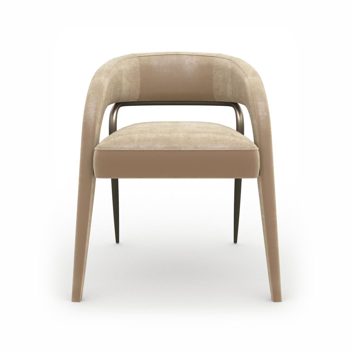 Caracole Gazelle Dining Chair – front view – Lusso Furniture Miami