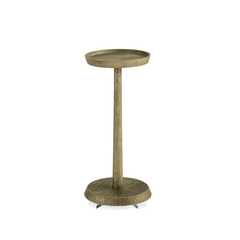 Caracole Remix Metal Spot Table – front view – Lusso Furniture Miami