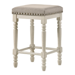 ACME Tasnim Counter Height Stool Set of 2 – side view – Lusso Furniture Miami