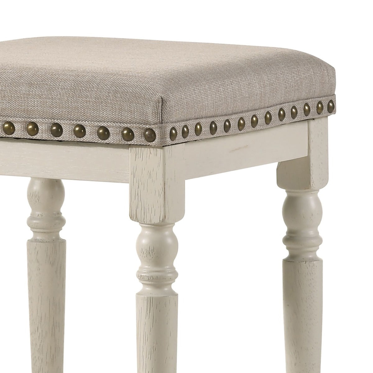 ACME Tasnim Counter Height Stool Set of 2 – back view – Lusso Furniture Miami