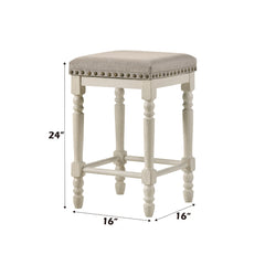 ACME Tasnim Counter Height Stool Set of 2 – alternate view – Lusso Furniture Miami