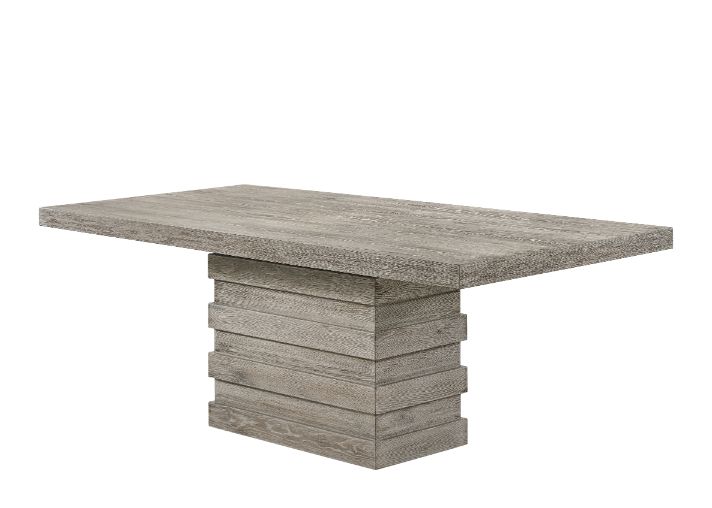 ACME Faustine Dining Table – front view – Lusso Furniture Miami
