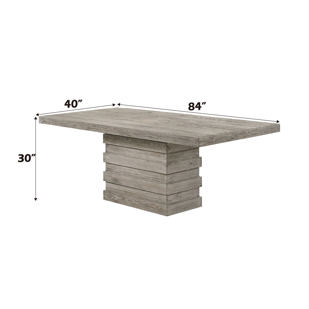 ACME Faustine Dining Table – room setting – Lusso Furniture Miami