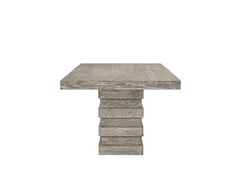 ACME Faustine Dining Table – angle view – Lusso Furniture Miami