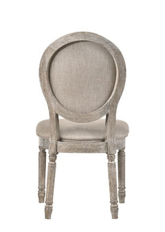 ACME Faustine Side Chair Set of 2 – side view – Lusso Furniture Miami