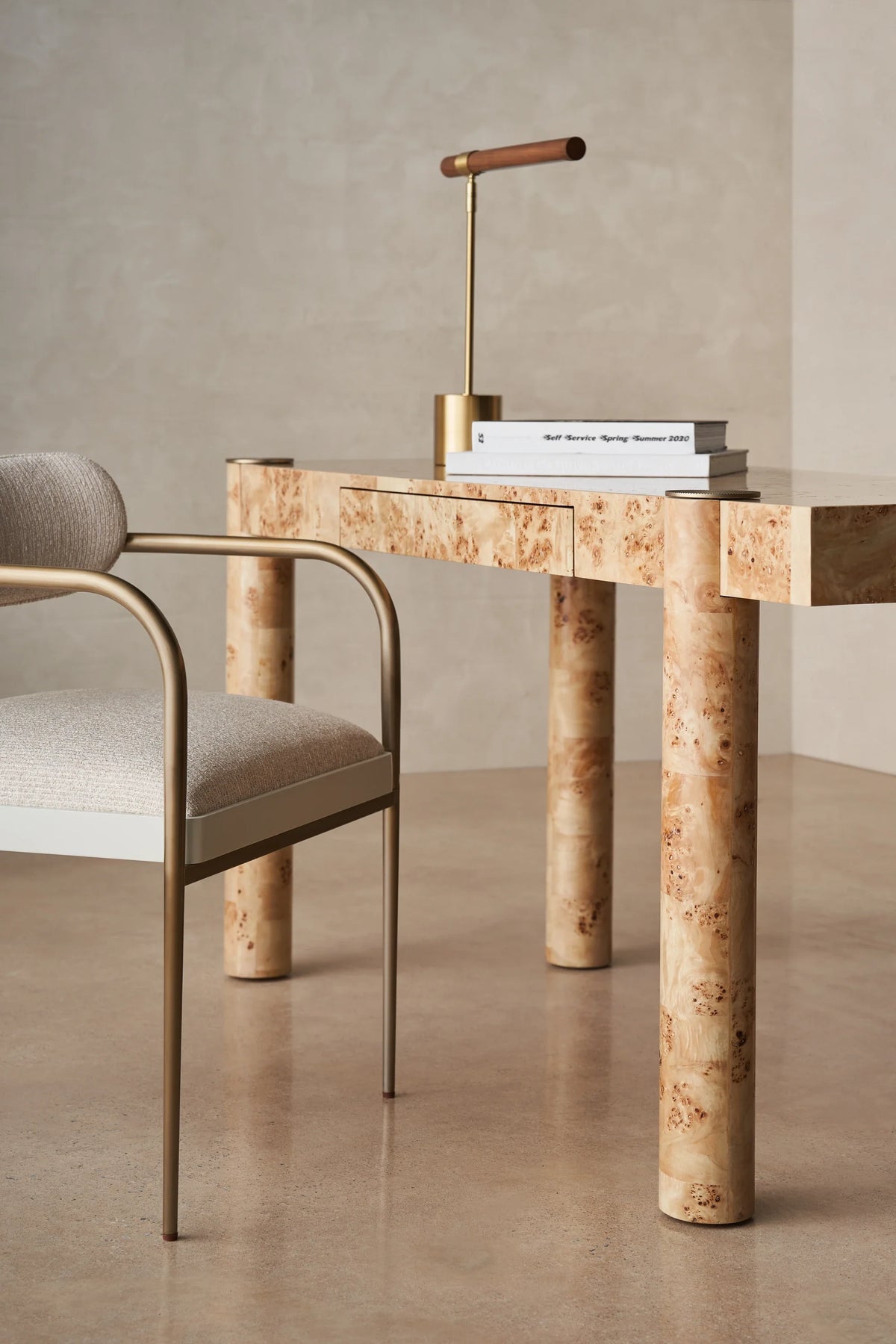 Caracole Emphasis Dining Chair – back view – Lusso Furniture Miami