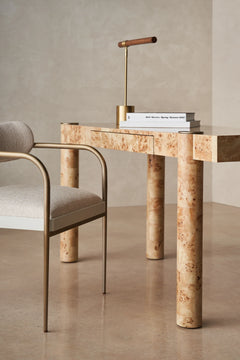 Caracole Emphasis Dining Chair – back view – Lusso Furniture Miami