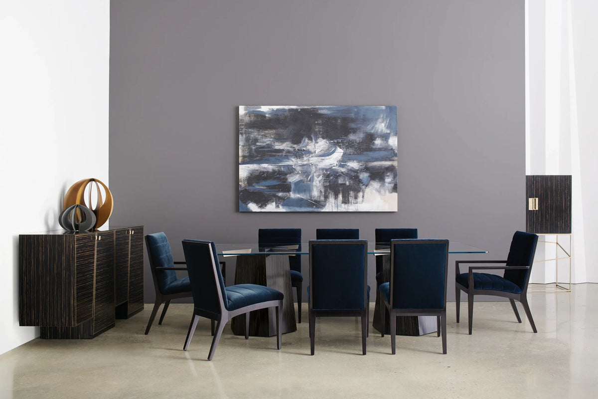 Caracole Vector Dining Table – angle view – Lusso Furniture Miami