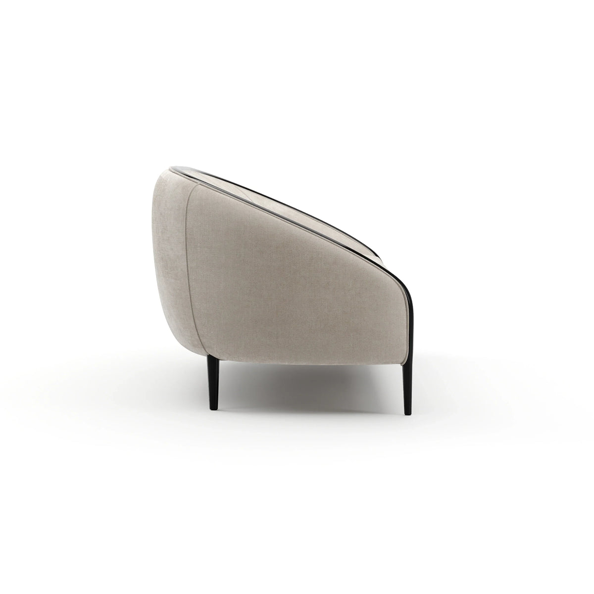 Caracole Petit Sofa – alternate view – Lusso Furniture Miami