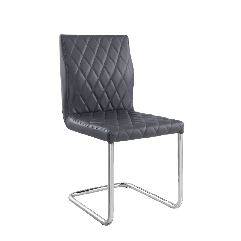 ACME Ansonia Side Chair Set of 2 – front view – Lusso Furniture Miami