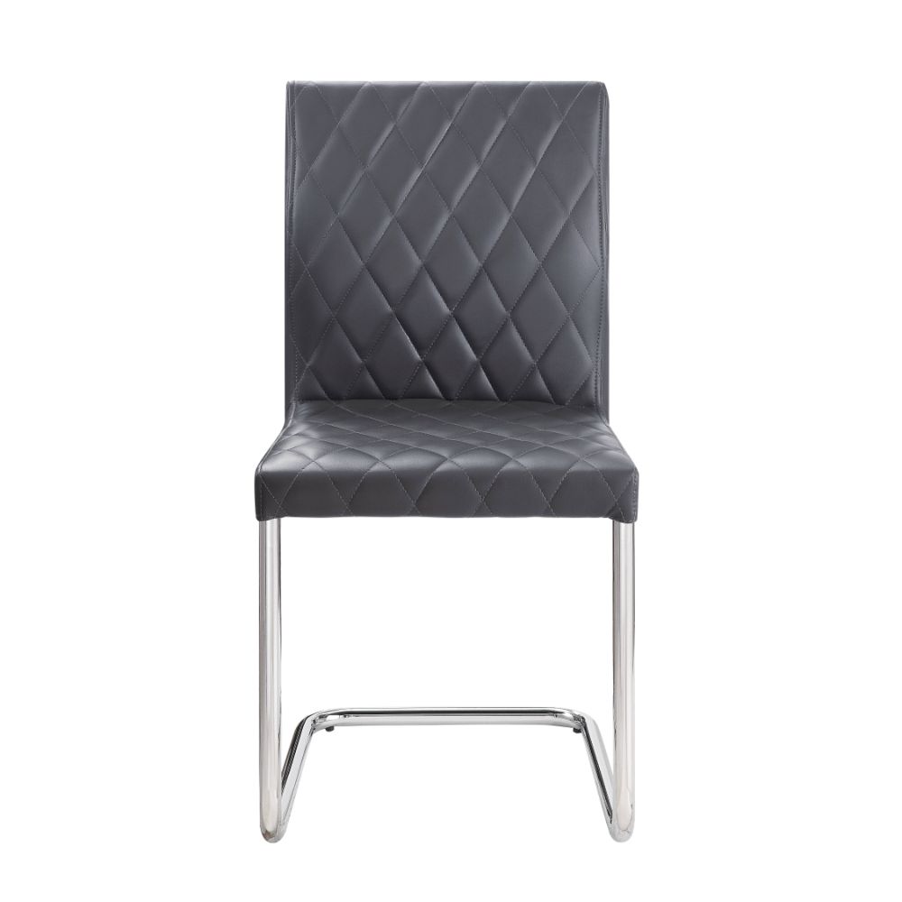 ACME Ansonia Side Chair Set of 2 – angle view – Lusso Furniture Miami