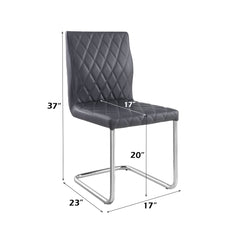 ACME Ansonia Side Chair Set of 2 – top view – Lusso Furniture Miami