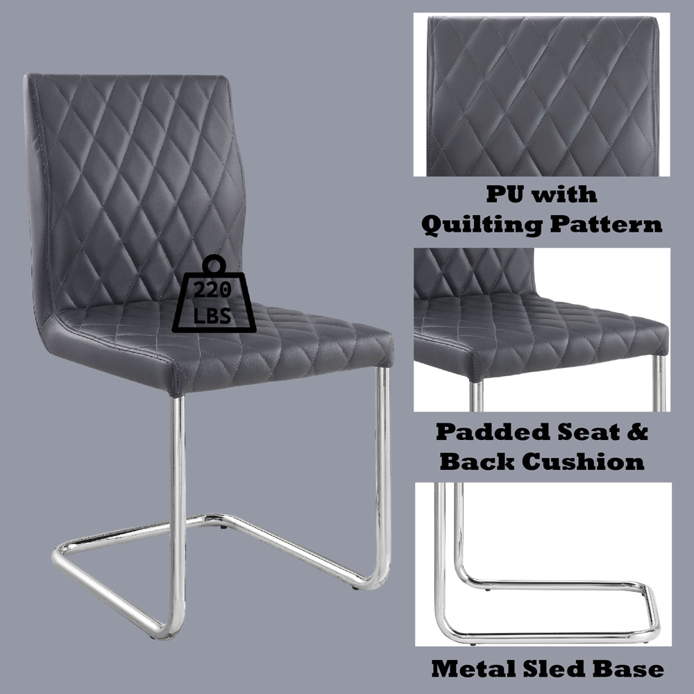 ACME Ansonia Side Chair Set of 2 – close-up – Lusso Furniture Miami