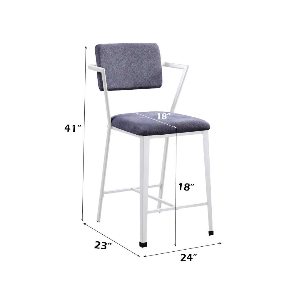 ACME Cargo Counter Height Chair Set of 2 – detail – Lusso Furniture Miami
