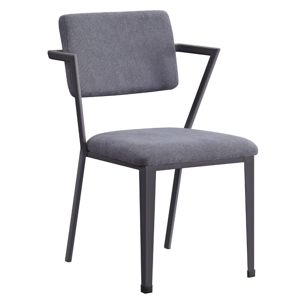 ACME Cargo Dining Chair Set of 2 – front view – Lusso Furniture Miami