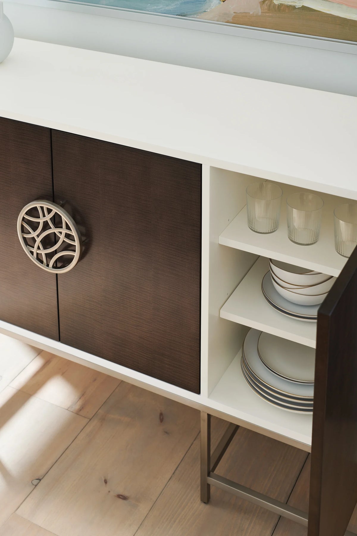 Caracole A Touch of Class Credenza – detail – Lusso Furniture Miami