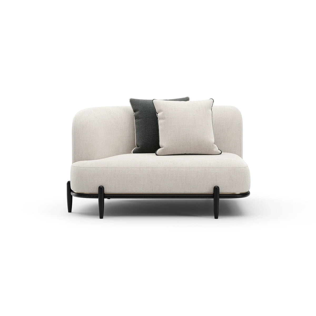 Caracole Madera Sectional Components – angle view – Lusso Furniture Miami