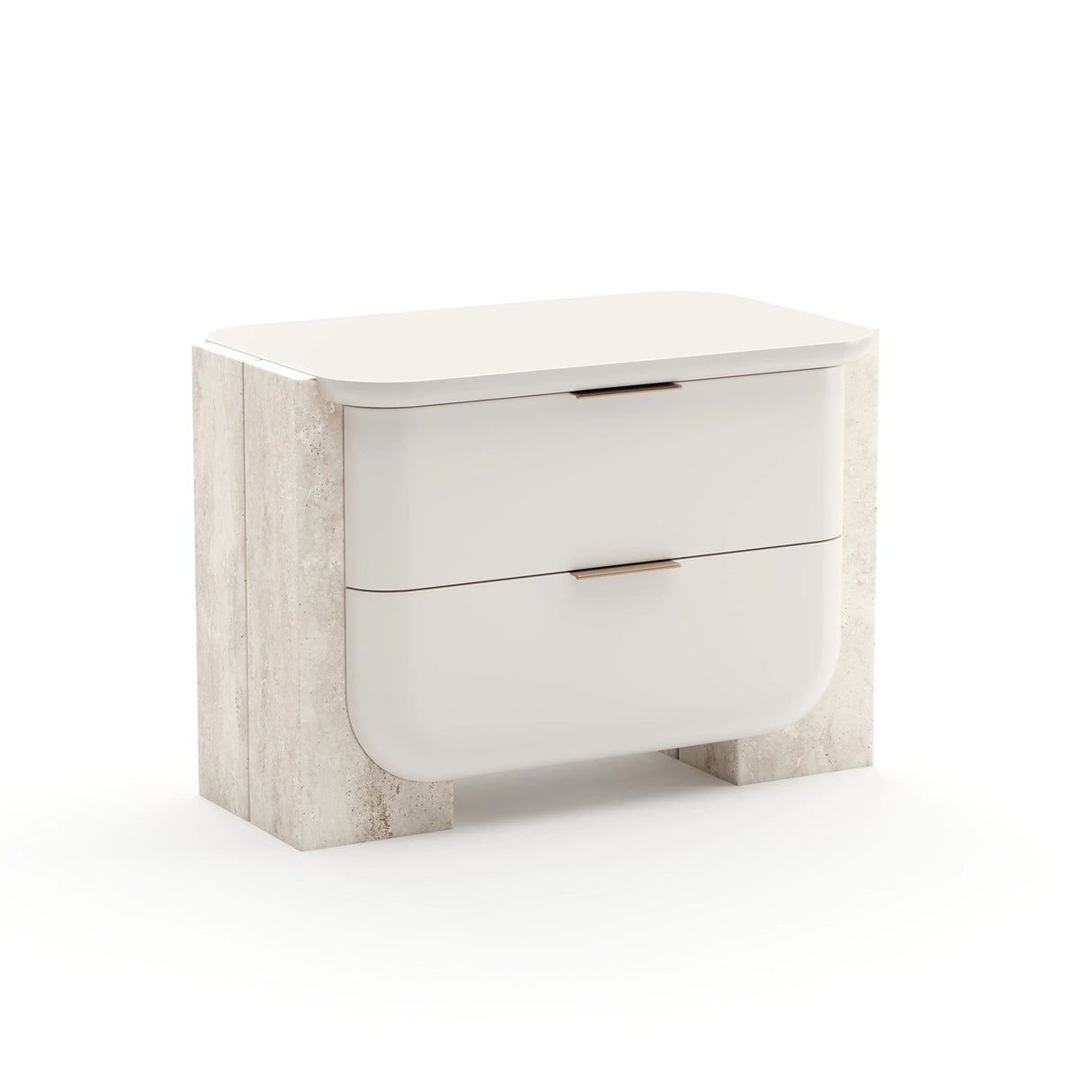 Caracole Overlap Nightstand – finish detail – Lusso Furniture Miami