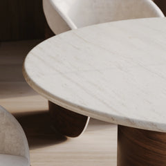 Caracole Fleur Dining Table – side view – Lusso Furniture Miami