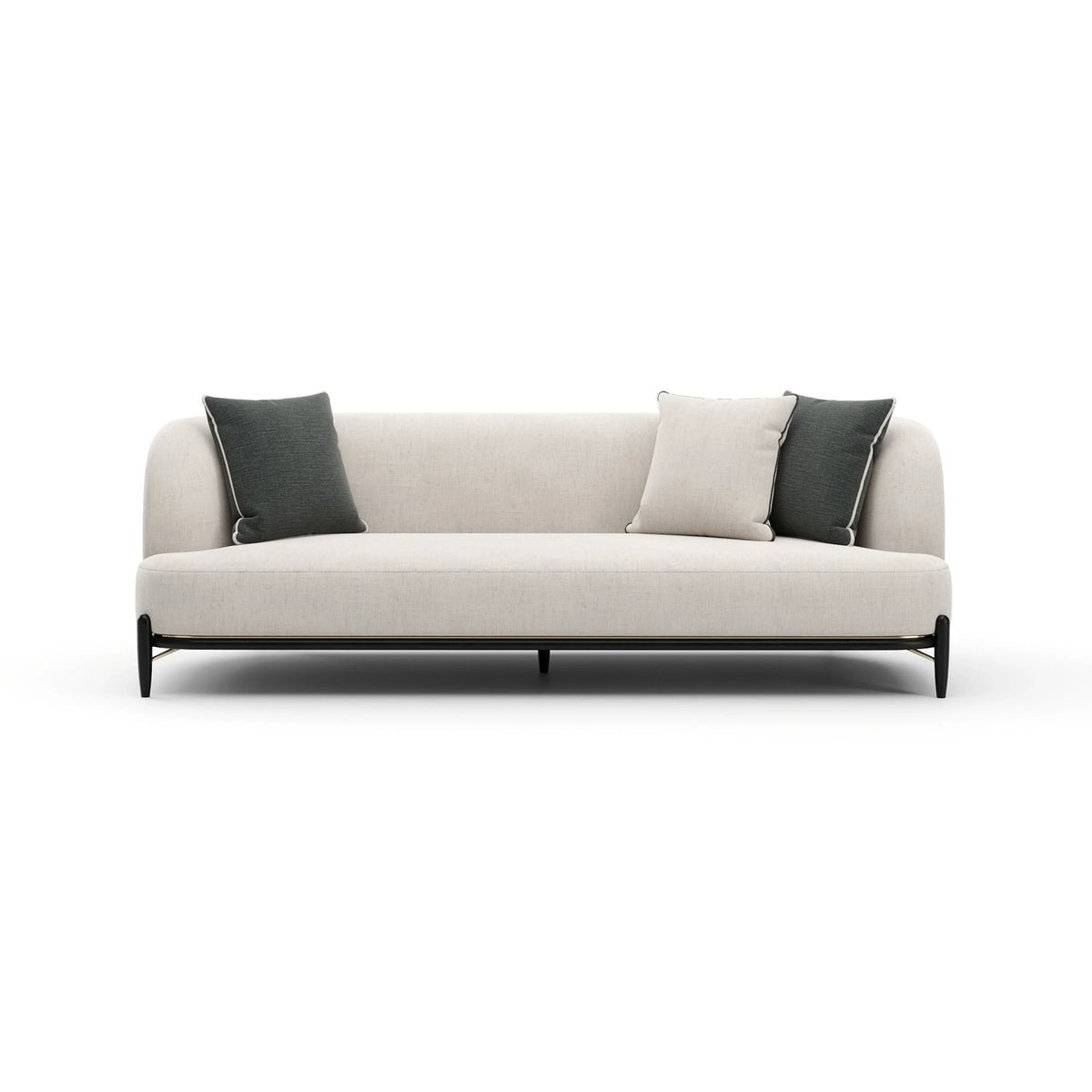 Caracole Madera Sofa – front view – Lusso Furniture Miami