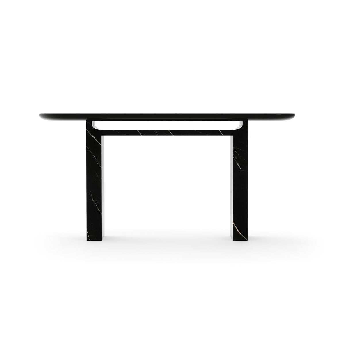 Caracole Overlap Open Console Table – room setting – Lusso Furniture Miami