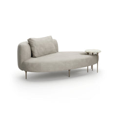 Caracole Echo Chaise – angle view – Lusso Furniture Miami