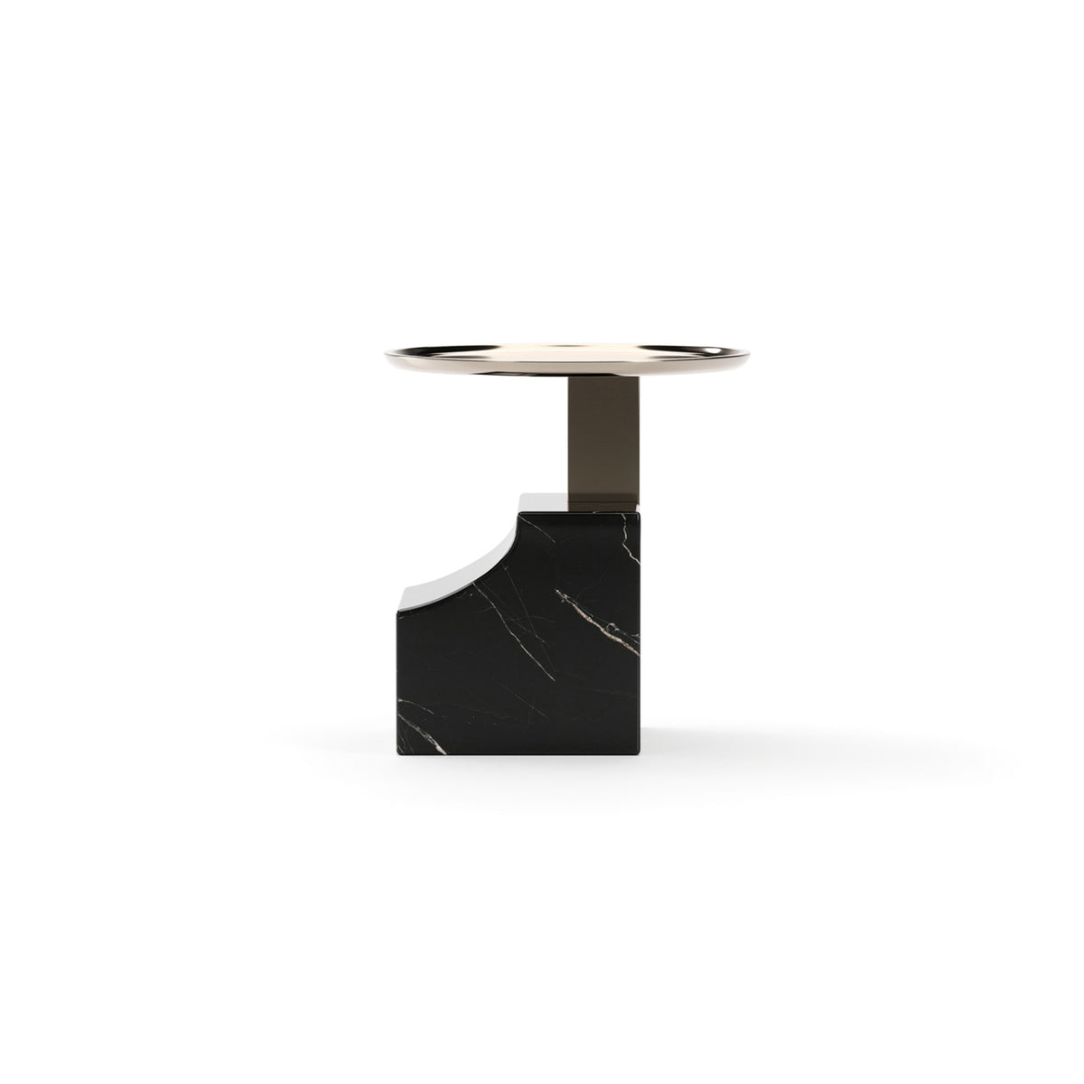 Caracole Overlap Integrated Accent Table – back view – Lusso Furniture Miami