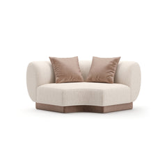 Caracole Seta Sectional Components – front view – Lusso Furniture Miami
