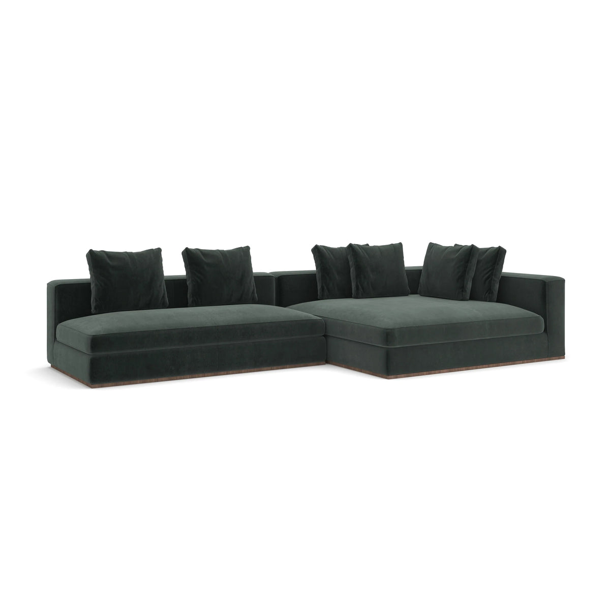 Caracole Bello Sectional – view 35 – Lusso Furniture Miami