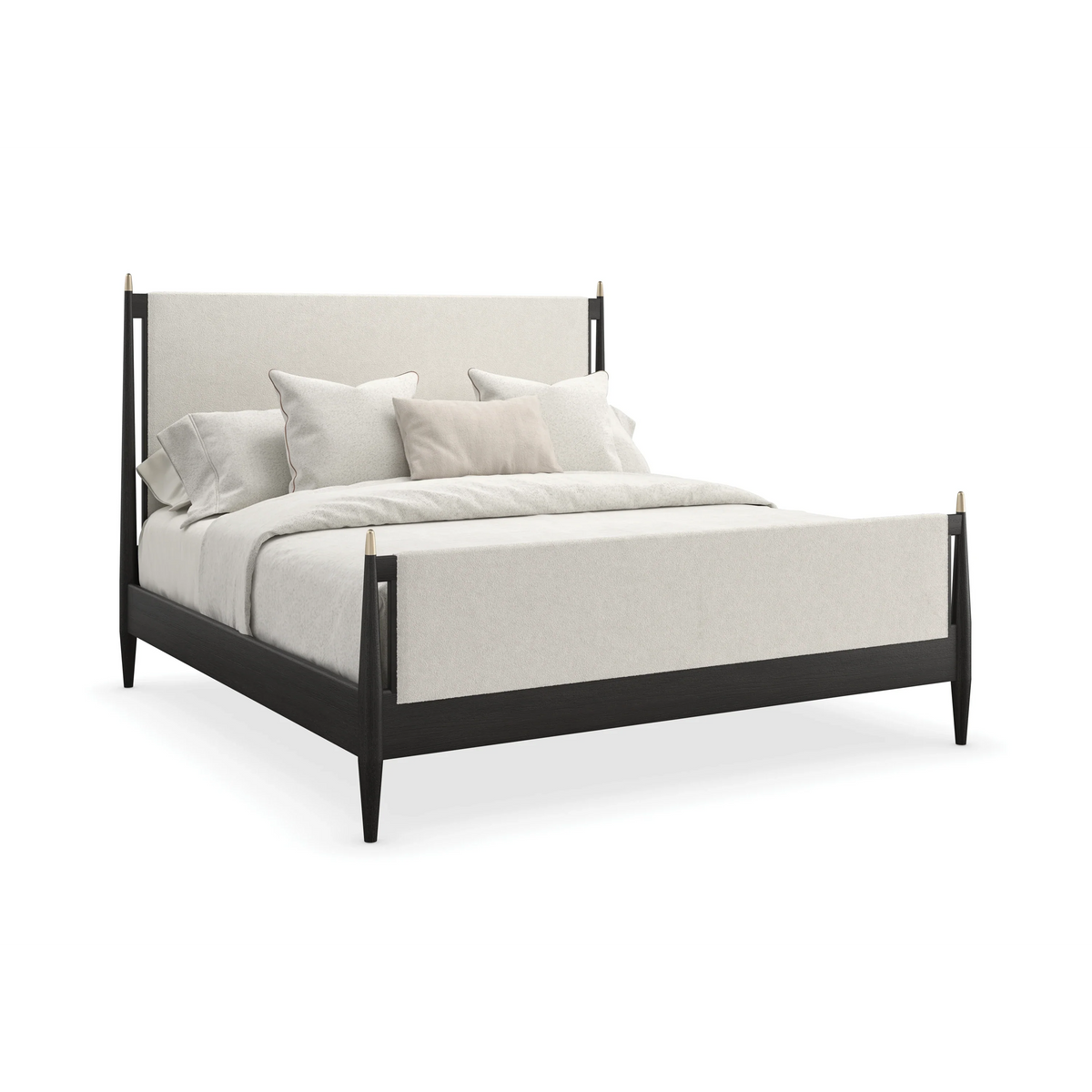 Caracole Rhythm Bed – angle view – Lusso Furniture Miami