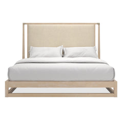 Caracole Pinstripe Bed – alternate view – Lusso Furniture Miami