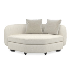 Caracole Lumi Sectional Components – front view – Lusso Furniture Miami