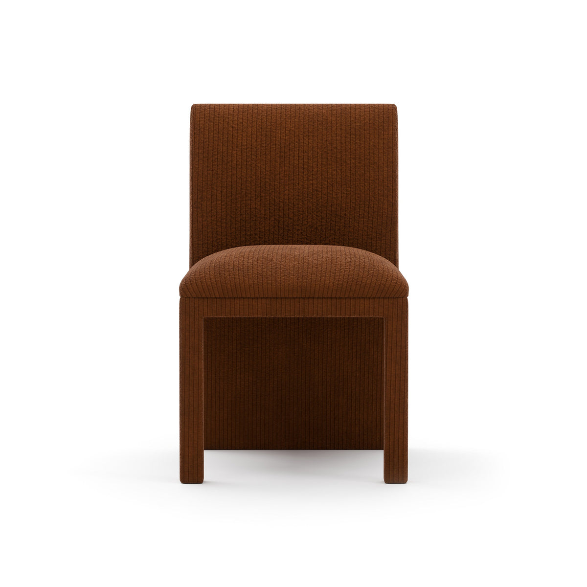 Caracole Pinstripe Dining Chair – front view – Lusso Furniture Miami