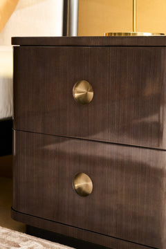 Caracole Bachelor Nightstand – room setting – Lusso Furniture Miami
