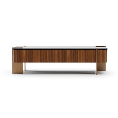 Caracole Altura Rectangle Cocktail Table – front view – Lusso Furniture Miami