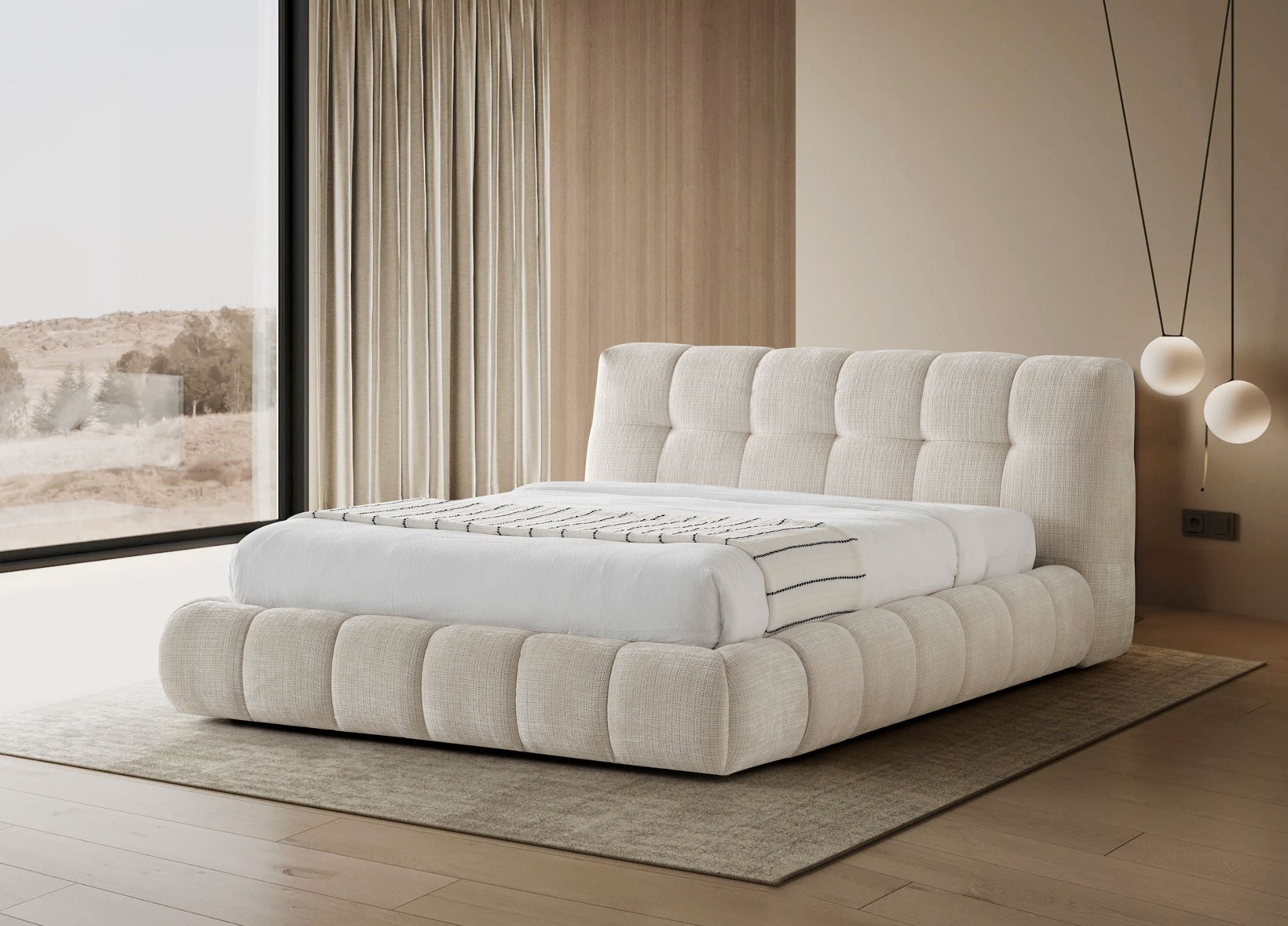 Cloud King Bed – Upholstered Storage Bed