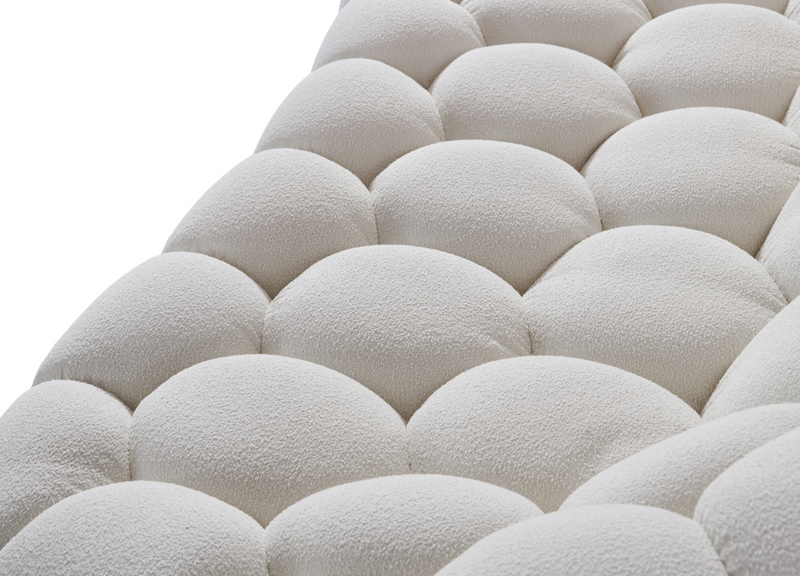 Nest Boucle Collection – Curved Sofa, Armchair & Ottoman-zoom-