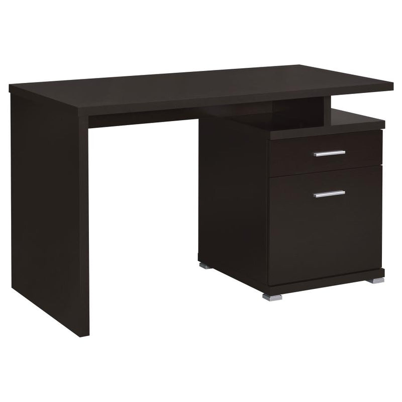 Irving 47-inch 2-drawer Office Computer Desk Cappuccino-zoom-