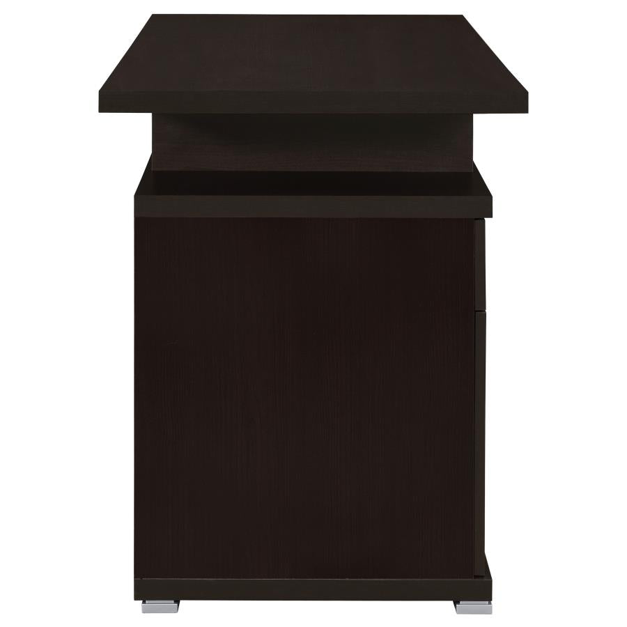 Irving 47-inch 2-drawer Office Computer Desk Cappuccino-zoom-10