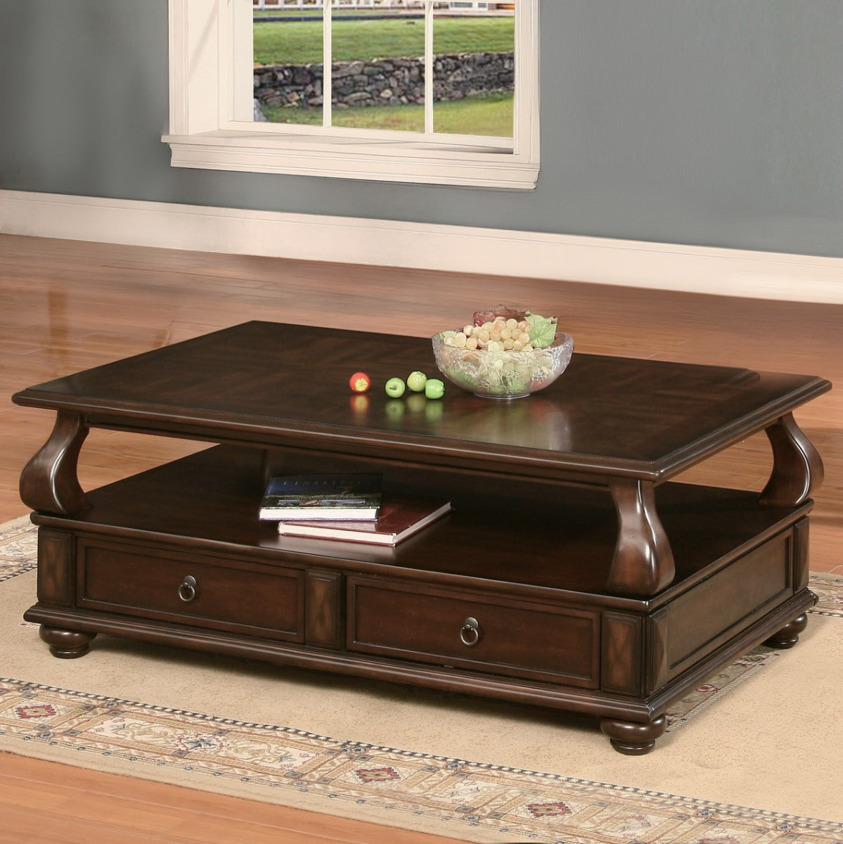 ACME Amado Coffee Table – front view – Lusso Furniture Miami