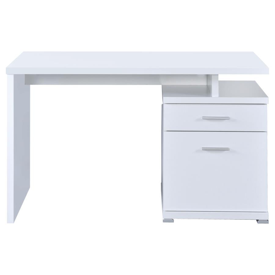 Irving 47-inch 2-drawer Office Computer Desk White-zoom-6